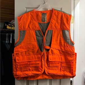 Orange Quilted Men's Vest